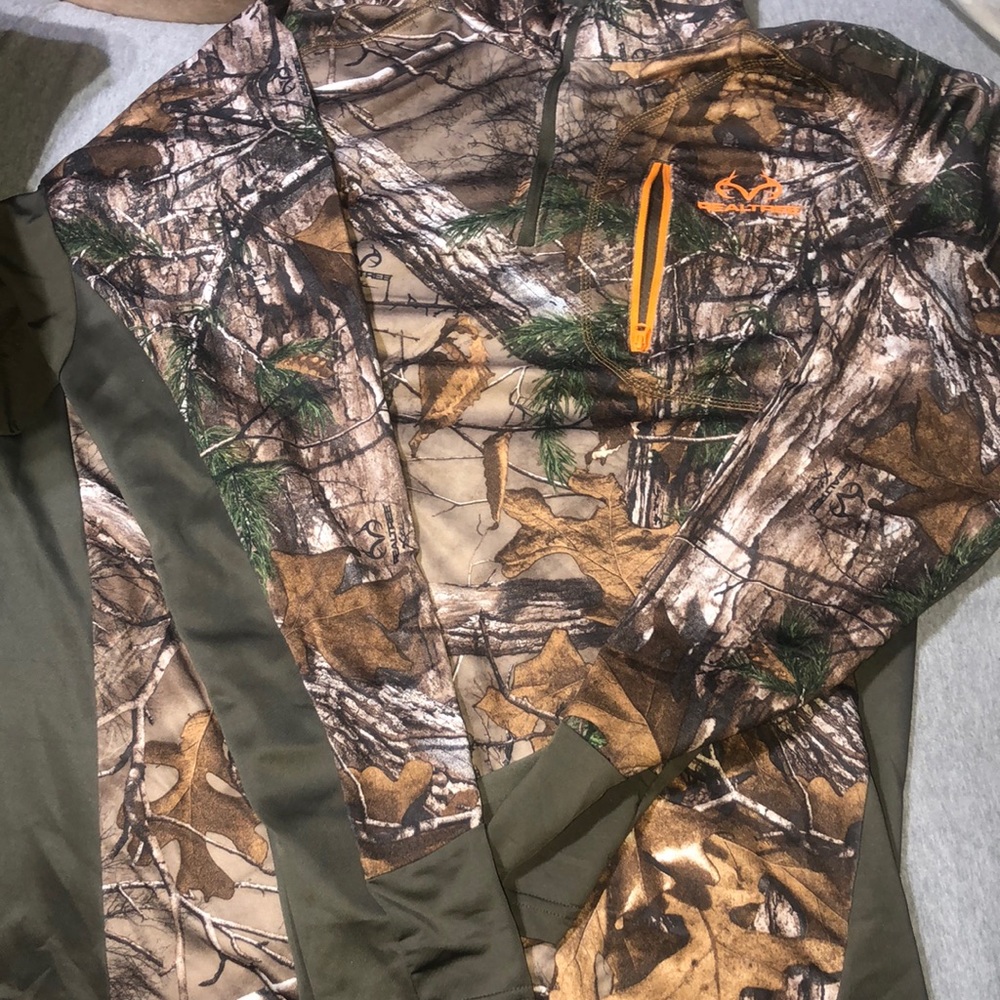 Camo quarter zip